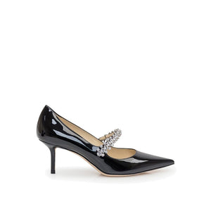 Schwarze High-Heel-Pumps aus Kalbsleder