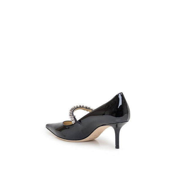 Schwarze High-Heel-Pumps aus Kalbsleder