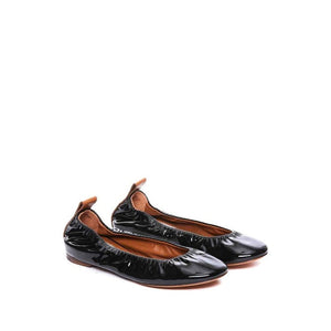 Schwarze Ballerinas aus Kalbsleder