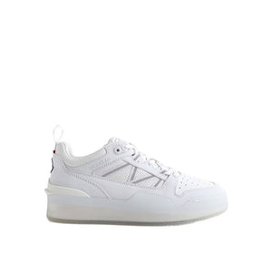 Weiße Sneakers aus Kalbsleder mit niedrigem Schaft