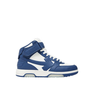 Hochwertige Sneakers aus blauem Kalbsleder