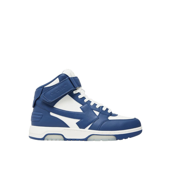 Hochwertige Sneakers aus blauem Kalbsleder