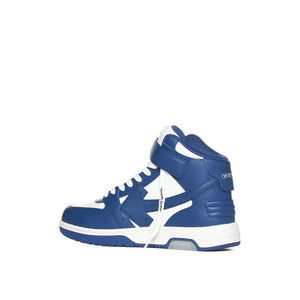Hochwertige Sneakers aus blauem Kalbsleder