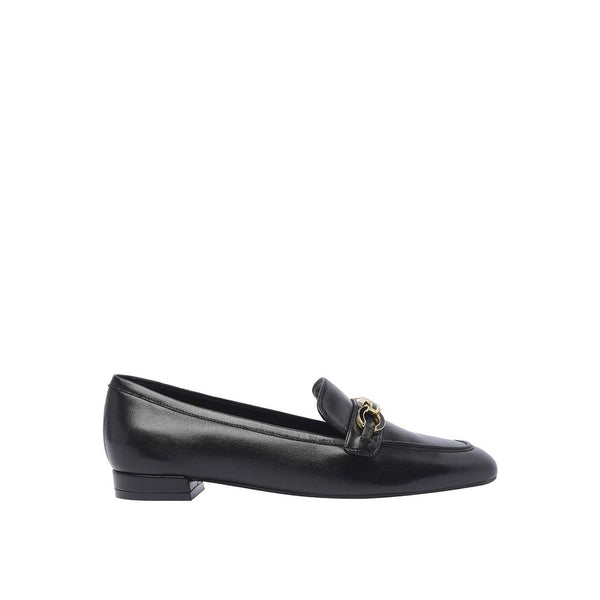 Schwarze Loafer aus Kalbsleder