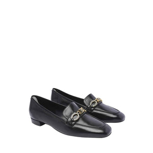Schwarze Loafer aus Kalbsleder