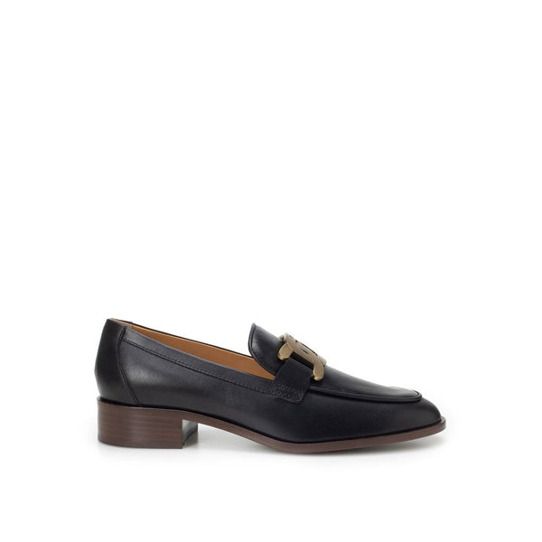 Schwarze Loafer aus Kalbsleder