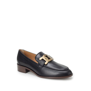 Schwarze Loafer aus Kalbsleder
