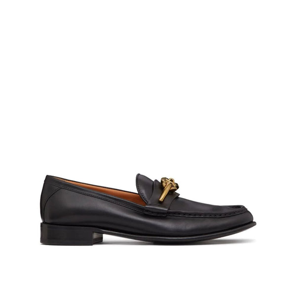 Elegante schwarze Loafer aus Kalbsleder
