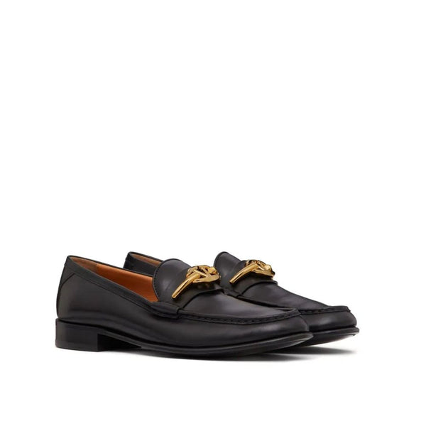 Elegante schwarze Loafer aus Kalbsleder