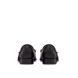 Elegante schwarze Loafer aus Kalbsleder