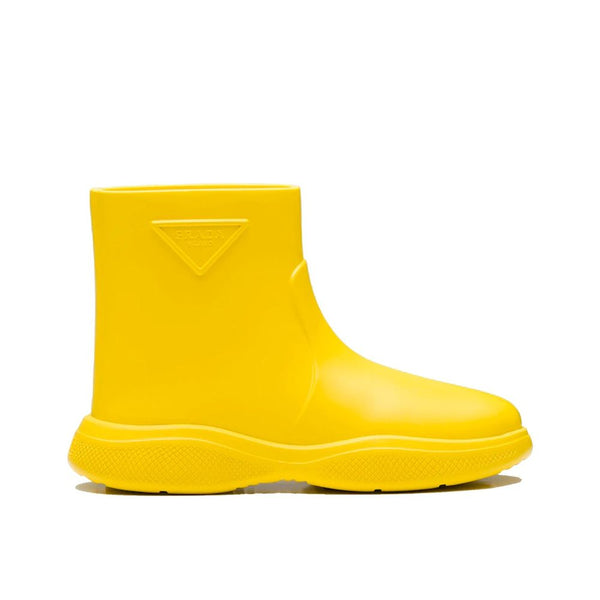 Gelbe Gummistiefel