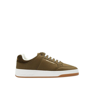 Grüne Stoff-Sneaker