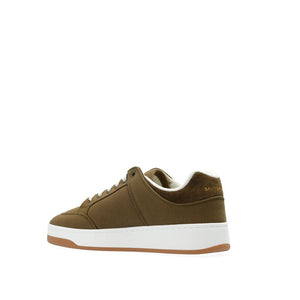 Grüne Stoff-Sneaker