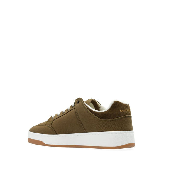 Grüne Stoff-Sneaker