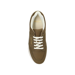 Grüne Stoff-Sneaker