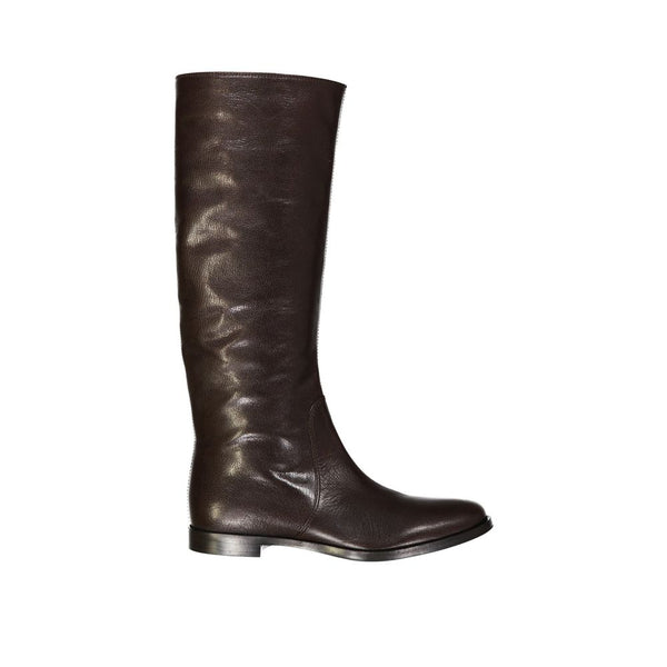 Braune Kalbsleder-Stiefel