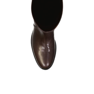 Braune Kalbsleder-Stiefel