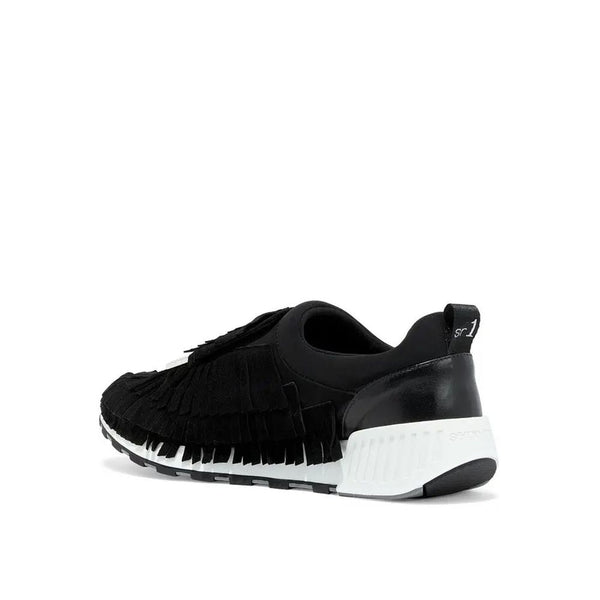 Schwarze Stoff-Sneaker
