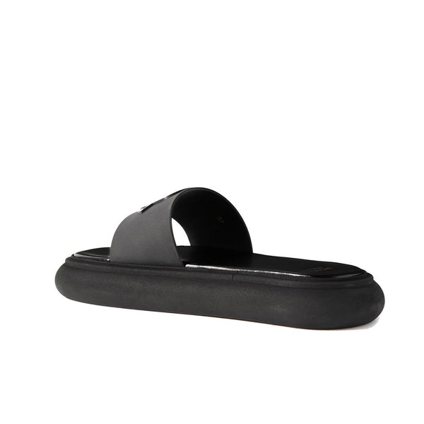 Elegante Gummisandalen in Schwarz