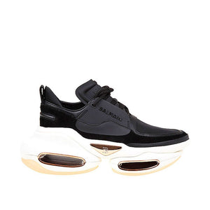 Schwarze Sneaker aus Kalbsleder