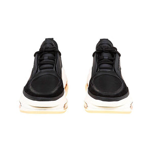 Schwarze Sneaker aus Kalbsleder