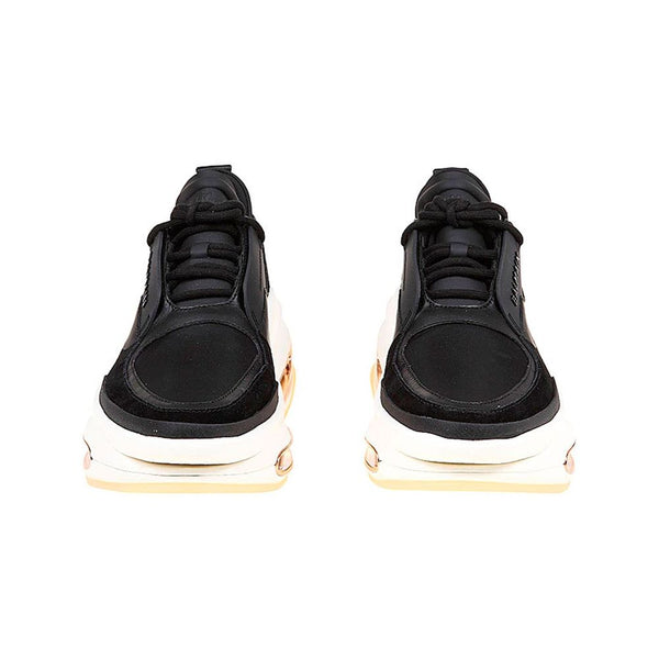 Schwarze Sneaker aus Kalbsleder