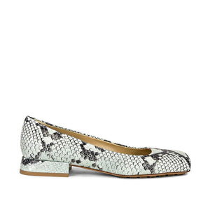 Grüne Ballettschuhe aus Kalbsleder