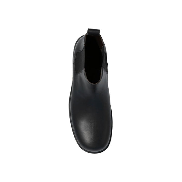 Schwarze Chelsea-Boots aus Kalbsleder