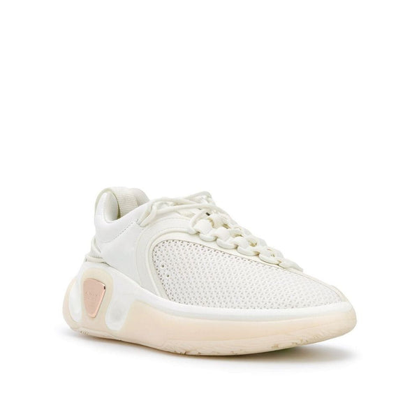 Weiße Stoff-Sneaker für Sport und Freizeit