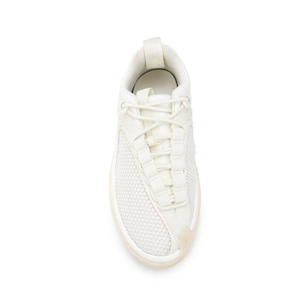 Weiße Stoff-Sneaker für Sport und Freizeit