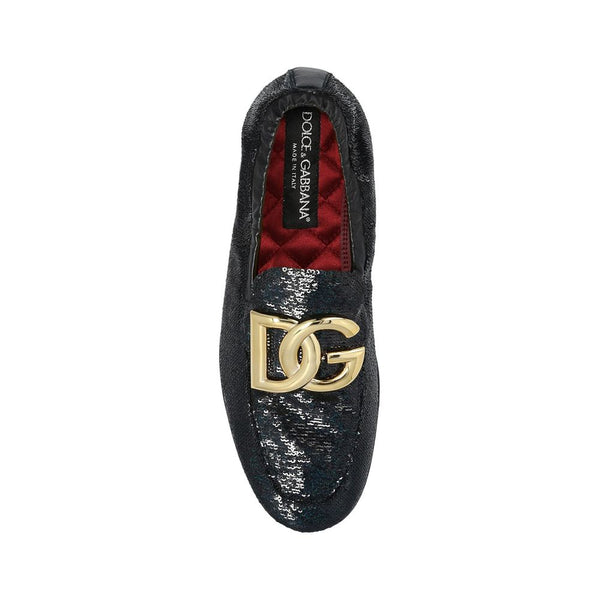 Elegante Schwarze Stoff-Loafer zum Hineinschlüpfen