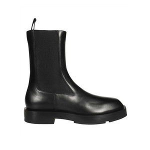 Schwarze Chelsea-Boots aus Kalbsleder