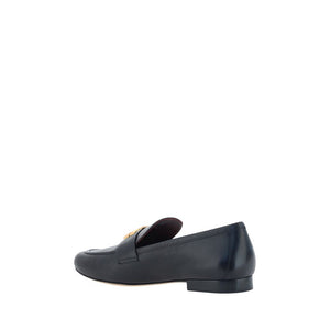 Schwarze Kalbsleder Bos Taurus Slip-On Loafer