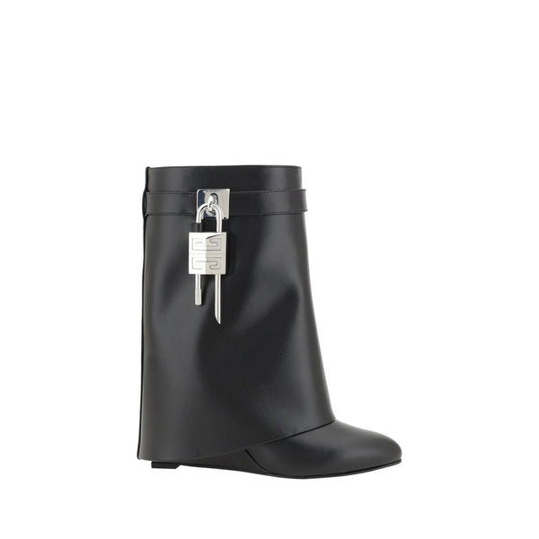 Schwarze Kalbshaut Bos Taurus Stiefeletten