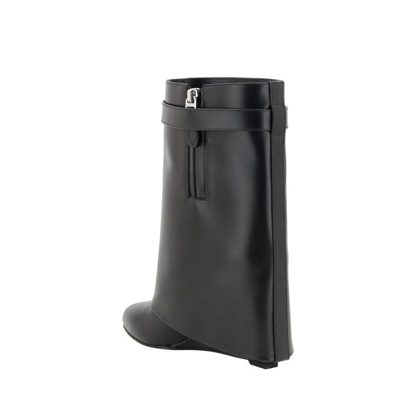 Schwarze Kalbshaut Bos Taurus Stiefeletten