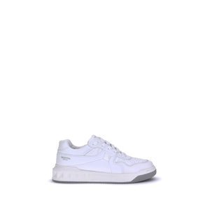 Weiße Kalbshaut Bos Taurus Sneakers mit niedrigem Schaft