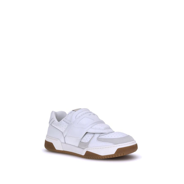 Weiße Kalbshaut Bos Taurus Sportschuhe
