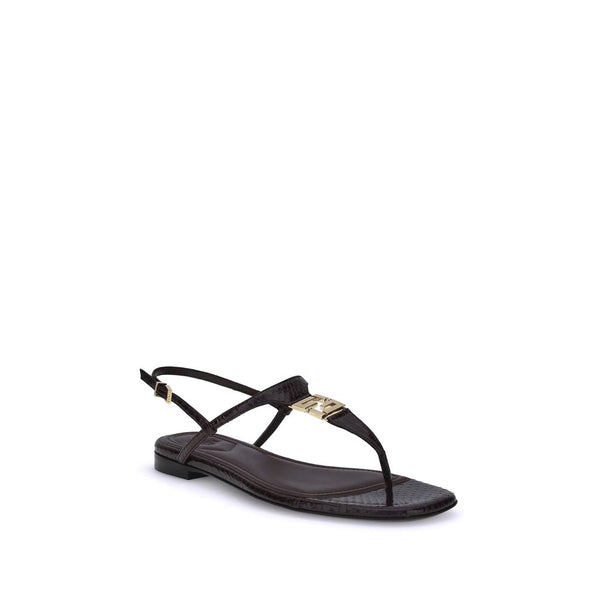 Lila Kalb Leder Bos Taurus Sandalen