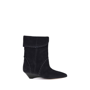 Schwarze Kalbshaut Bos Taurus Stiefeletten