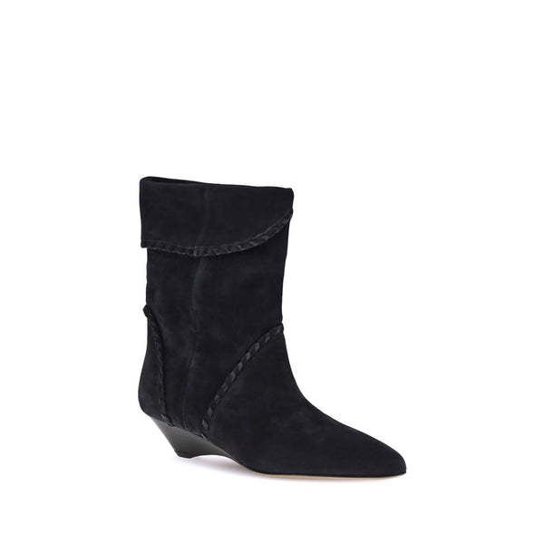 Schwarze Kalbshaut Bos Taurus Stiefeletten