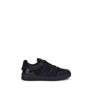 Schwarze Kalbshaut Bos Taurus Sportschuhe