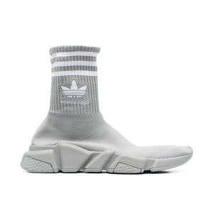 Graue Nylon-Sportschuhe