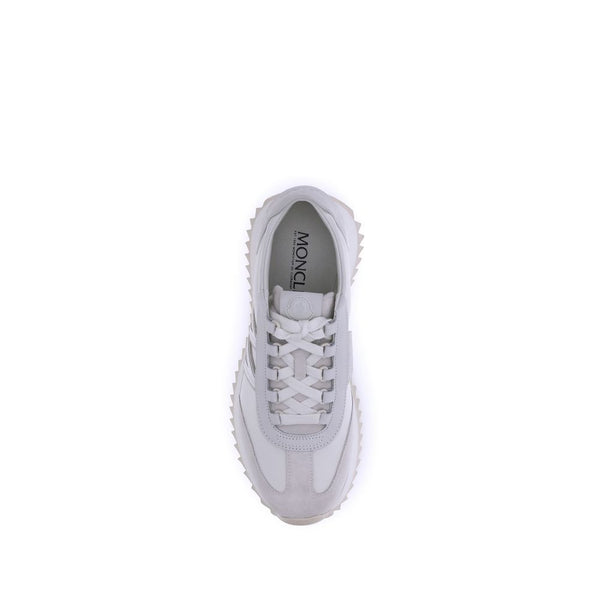 Weiße Polyamid-Sneaker mit niedrigem Schaft