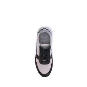 Bunte Kalbshaut Bos Taurus Plateau-Sneaker