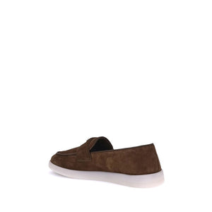 Elegante Gummilaufschuhe in Braun
