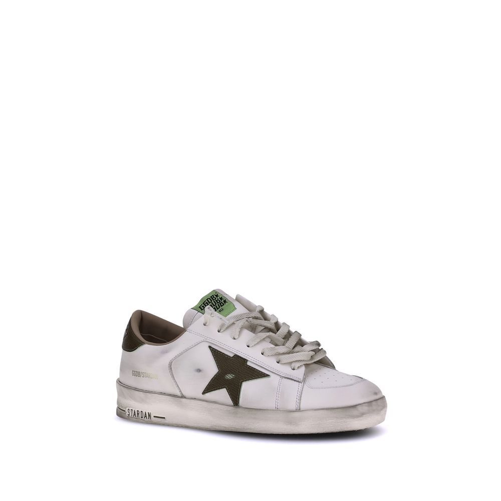 Weiße Kalbshaut Bos Taurus Sneakers mit niedrigem Schaft