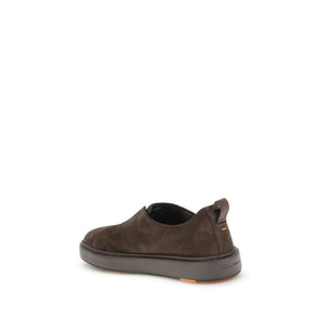 Braune Kalbshaut Bos Taurus Low-Top Sneaker