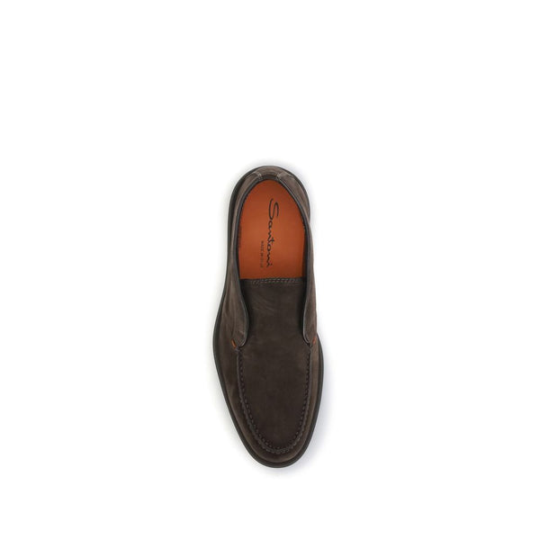 Braune Kalbsleder Bos Taurus Slip-On Loafer