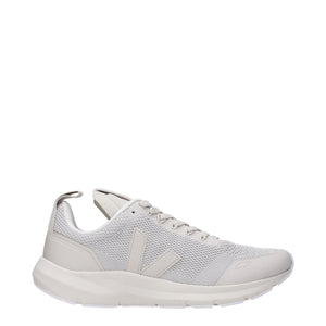 Graue Sportliche Turnschuhe aus Stoff