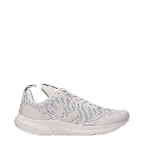Graue Sportliche Turnschuhe aus Stoff